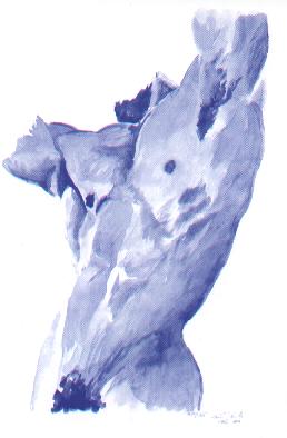 Blue  torso a